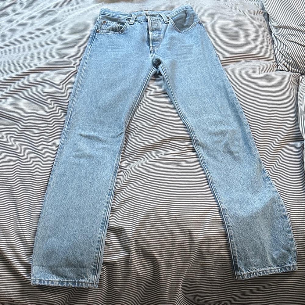Levi's Classic Light Blue Straight Leg Jeans